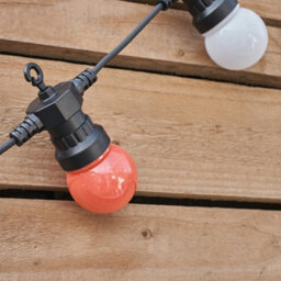 Valuelights Set Of 10 Ip44 Rated 5.7M Outdoor Garden Integrated Led Festoon Multicoloured Lights 2700K Warm White - thumbnail 5