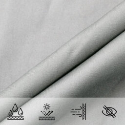 Berkfield Sun Shade Sail Light Grey 3.6X3.6X3.6 M 100% Polyester Oxford - thumbnail 7