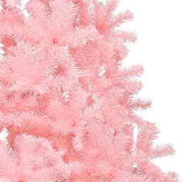 Berkfield Artificial Half Christmas Tree With Stand Pink 240 Cm Pvc - thumbnail 7