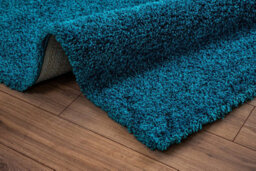 Smart Living Shaggy Soft Thick Area Rug, Living Room Carpet, Kitchen Floor, Bedroom Soft Rugs 60Cm X 110Cm - Teal - thumbnail 6