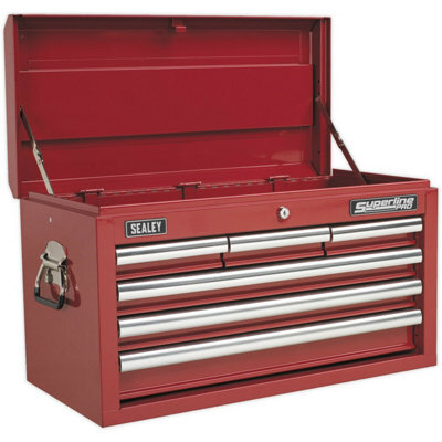 Red 6 Drawer Tool Chest - Lockable Storage Unit For Heavy-Duty Use - image 1