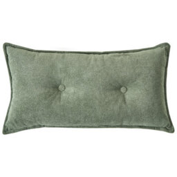 Beliani Corner Sofa 3 Seater Dolva Chenille Dark Green Left Hand - thumbnail 6