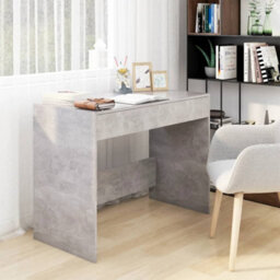 Walplus Desk Concrete Grey 101X50X76.5 Cm Engineered Wood