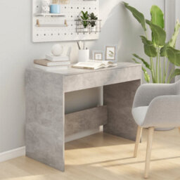 Walplus Desk Concrete Grey 101X50X76.5 Cm Engineered Wood - thumbnail 3