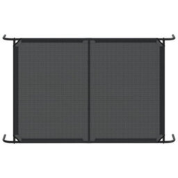 Walplus Black Elevated Dog Bed 150X90X20 Cm Textilene And Steel Frame - Durable, Breathable Pet Cot - thumbnail 6