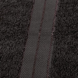 Ohs Luxury 100% Cotton Bathroom Hand Towel, 50 X 80Cm - Charcoal - thumbnail 4