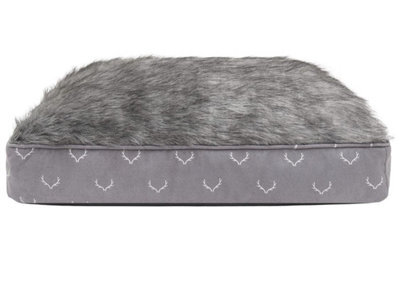 AB Tools Luxury High Quality Fur Lining Dog Christmas Mattress Bed Dog Gift 72X54X17Cm