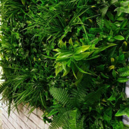 True Products Premium Artificial Green Plant Living Wall Panel 1M X 1M - Forest Fern - thumbnail 2