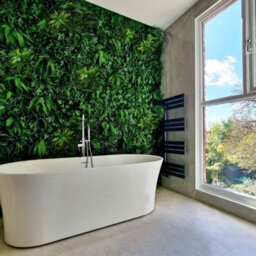 True Products Premium Artificial Green Plant Living Wall Panel 1M X 1M - Forest Fern - thumbnail 7