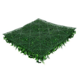 True Products Premium Artificial Green Plant Living Wall Panel 1M X 1M - Forest Fern - thumbnail 3