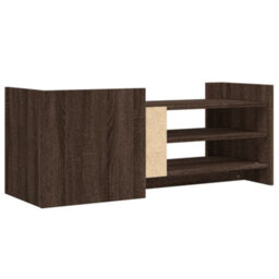 Berkfield Durable Tv Cabinet Brown Oak 100X35X40 Cm Engineered Wood - thumbnail 6