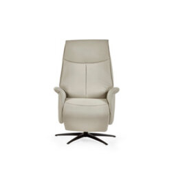 Julian Bowen Sofia Upholstered Dual Motor Swivel Recliner Chair - Grey Faux Leather - thumbnail 5