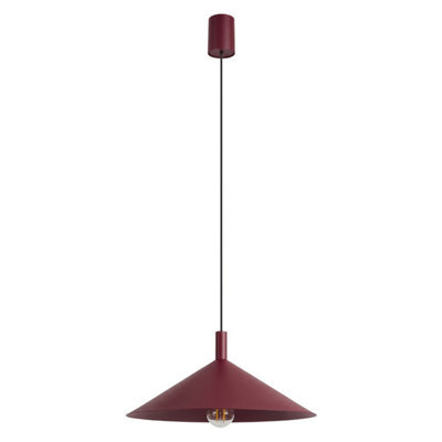 Sollux Lighting Nox Steel Burgundy 1 Lights Modern Pendant Lamps - image 1