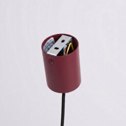 Sollux Lighting Nox Steel Burgundy 1 Lights Modern Pendant Lamps - thumbnail 8