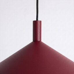 Sollux Lighting Nox Steel Burgundy 1 Lights Modern Pendant Lamps - thumbnail 6
