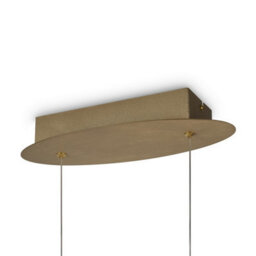 Luminosa Lighting Luminosa Maytoni Curve Modern Integrated Led Pendant Ceiling Light Gold 4000K - thumbnail 5