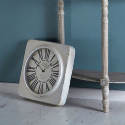 Orsina White Antique Finish Wall Clock - thumbnail 5
