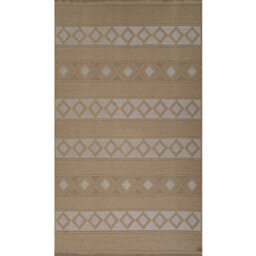 Livabliss Mystery-Washable Tan Beige Ivory Modern Living Dining Jute Rug 79 X 152 Cm Easy Care, Non Shedding