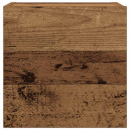 Berkfield Wall Mounted Tv Cabinets 3 Pcs Old Wood Engineered Wood - thumbnail 9