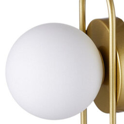 Thehotsale Spherical Glass Shade Wall Light Single-Light In Gold, Bulb Not Included 12Cm Dia - thumbnail 6
