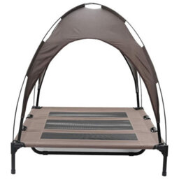 Vidaxl Dog Bed Folding Manual Brown 122 X 93 X 106.5 Cm Steel - thumbnail 5