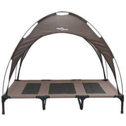Vidaxl Dog Bed Folding Manual Brown 122 X 93 X 106.5 Cm Steel - thumbnail 4