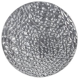 Beliani Wall Decor Moscavide Metal 60 Cm Silver - thumbnail 1