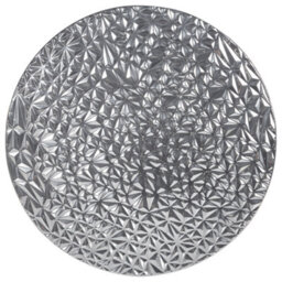Beliani Wall Decor Moscavide Metal 60 Cm Silver