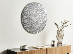 Beliani Wall Decor Moscavide Metal 60 Cm Silver - thumbnail 2