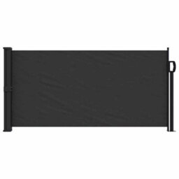 Walplus Retractable Side Awning Garden Sun Shade Canopy Gazebo For Back Door, Porch, Patio Black 100X500 Cm - thumbnail 3