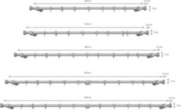 Lister Cartwright  28 mm Wooden Curtain Poles Fixed Length (Truffle Stopper, 300 Cm) - thumbnail 4