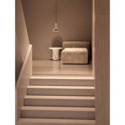 Luminosa Lighting Luminosa Voi Dome Pendant Ceiling Light Smokey, Brass Gold Led 8W 239Lm 3000K - thumbnail 2