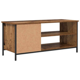 Berkfield Tv Cabinet Old Wood 100 X 40 X 45 Cm Engineered Wood - thumbnail 8