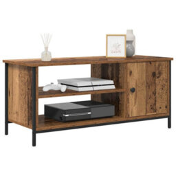 Berkfield Tv Cabinet Old Wood 100 X 40 X 45 Cm Engineered Wood - thumbnail 3