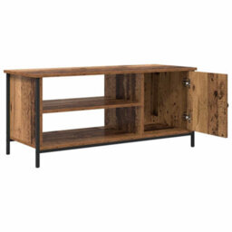 Berkfield Tv Cabinet Old Wood 100 X 40 X 45 Cm Engineered Wood - thumbnail 5