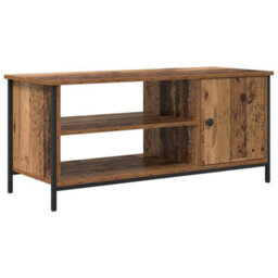 Berkfield Tv Cabinet Old Wood 100 X 40 X 45 Cm Engineered Wood - thumbnail 2