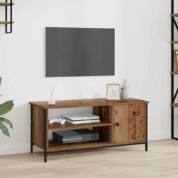 Berkfield Tv Cabinet Old Wood 100 X 40 X 45 Cm Engineered Wood - thumbnail 1