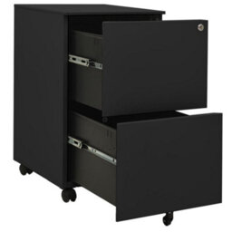 Berkfield Mobile File Cabinet Anthracite 39X45X67 Cm Steel - thumbnail 5