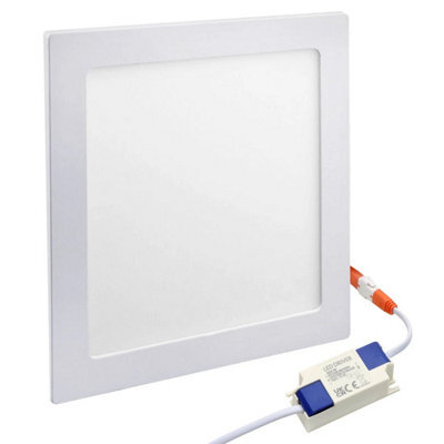 18W Square Led Recessed Ceiling Panel Light Ultra Slim Flat Design 6500K - image 1