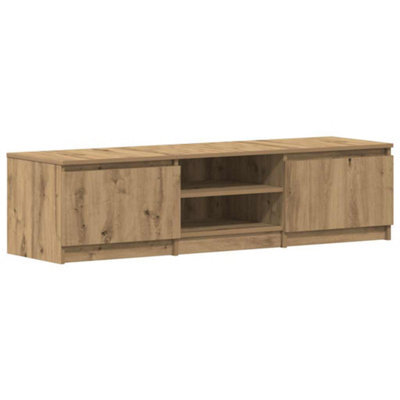 Berkfield Durable Tv Cabinet Artisan Oak 140X40X36 Cm Engineered Wood - image 1