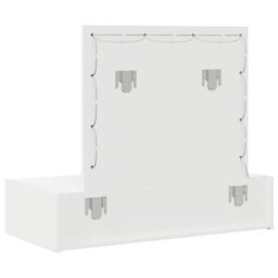 Walplus Wall Hanging Dressing Table With Led Lights - White - thumbnail 7