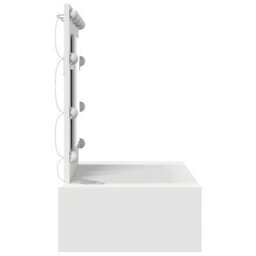 Walplus Wall Hanging Dressing Table With Led Lights - White - thumbnail 6
