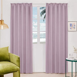 Deconovo Soft Blackout Curtains Pencil Pleat Curtains Thermal Insulated Curtains For Girl Bedroom W55 X L102 Inch Baby Pink 1 Pair - thumbnail 3