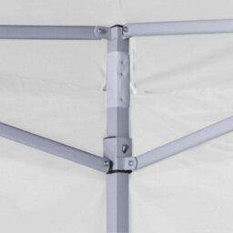 Walplus Professional Folding Party Tent Garden Gazebo Canopy With 4 Sidewalls 2X2 M Steel White - thumbnail 4