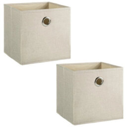 4 Cube Storage Unit Bookcase Wooden Storage Cabinets Book Shelf Display Unit Oak - thumbnail 2