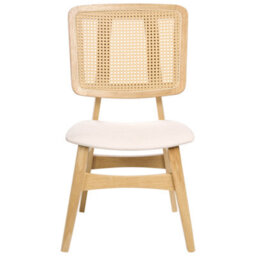 Beliani Set Of 2 Dining Chairs Alcova Wood Light Brown - thumbnail 5