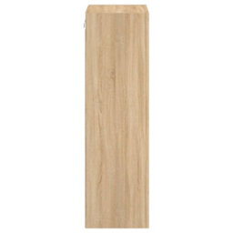 Berkfield Tv Wall Cabinet Sonoma Oak 40.5X30X102 Cm Engineered Wood - thumbnail 8