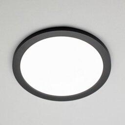 Litecraft Satin Black Magnetic Bezel For 24W Darly Bathroom Flush Ceiling Light - thumbnail 3