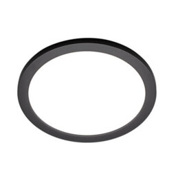 Litecraft Satin Black Magnetic Bezel For 24W Darly Bathroom Flush Ceiling Light - thumbnail 2