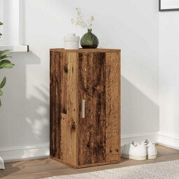 Vidaxl Shoe Cabinet Old Wood 32X35X70 Cm Engineered Wood - thumbnail 1